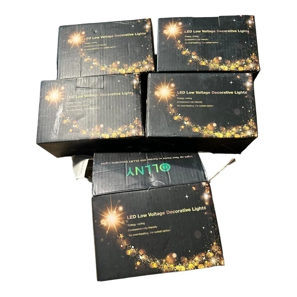 ollny purple LED low voltage decorative lights, 5 boxes brand new